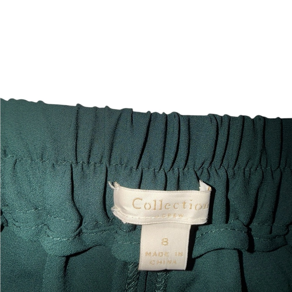 Collection By J.Crew Green pull-on wide-leg pant Size 8 - Picture 7 of 8